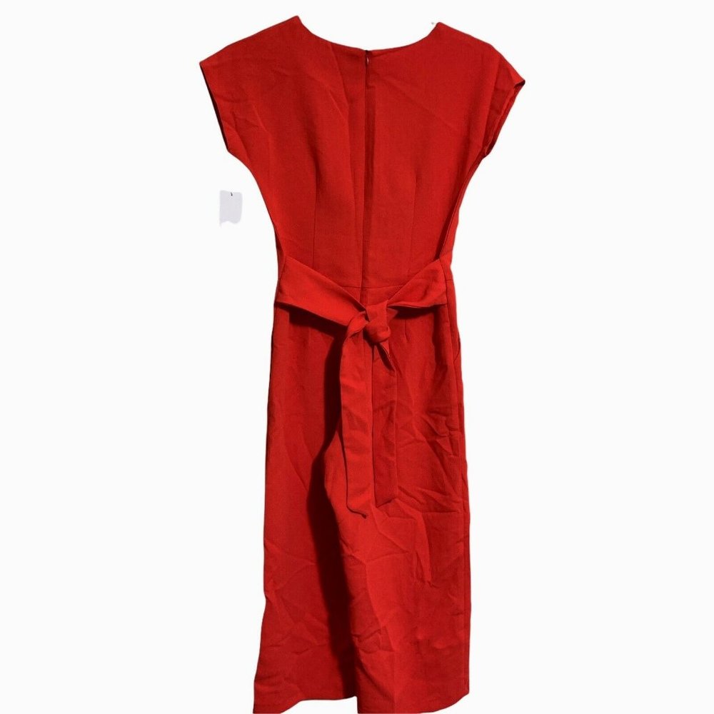 Bishop & Young Rachel Wide Leg Cropped Jumpsuit Red - Picture 5 of 8